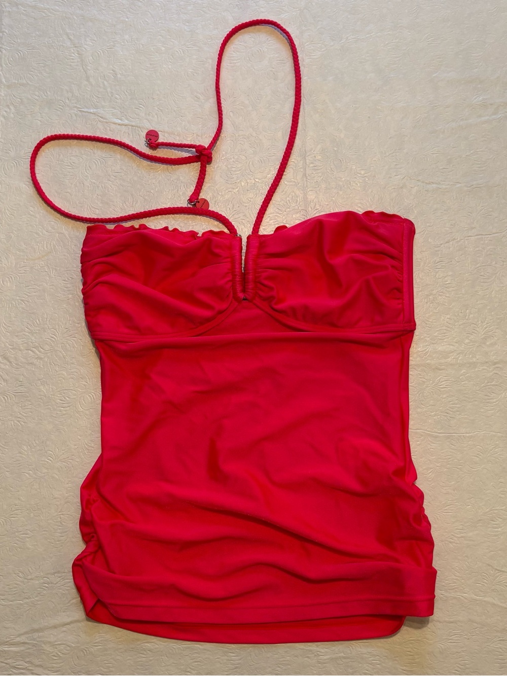 Seafolly Australia (AU 12) Neon Pink Swim Top US 8.